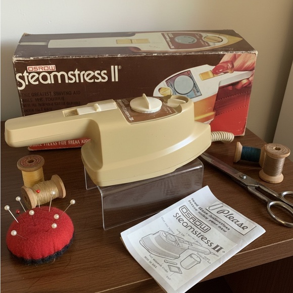 OSROW Other - Vintage Osrow Steamstress II Handheld Steamer w/ Box & Manual - Works Well